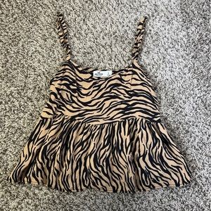 Zebra print tank